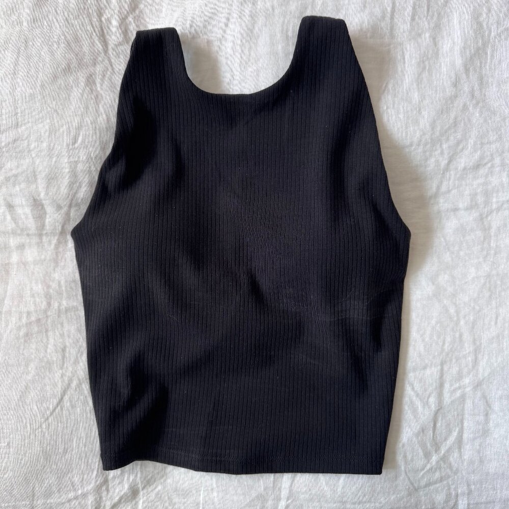 Bylt black crop top womens, xs